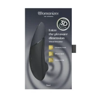 Вакуумний кліторальний стимулятор Womanizer Next Black, 3D Pleasure Air, 14 рівнів інтенсивності — Переглянути зображення 9