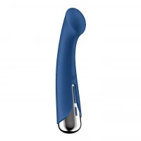 Вібратор з ротацією Satisfyer Spinning G-Spot 1 Blue, плоский майданчик для стимуляції точки G — Переглянути зображення 5