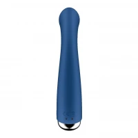 Вібратор з ротацією Satisfyer Spinning G-Spot 1 Blue, плоский майданчик для стимуляції точки G — Переглянути зображення 4