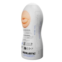 Мастурбатор-ротик Alive Maxi Flex L Oral, реалістичний вхід, рельєфний канал — Переглянути зображення 3