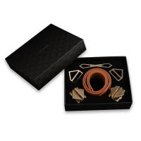 Фіксатори для рук та ніг LOCKINK Wristcuffs/Anklecuffs, коричневі, натуральна шкіра — Просмотреть изображение 8