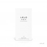 Презервативи LELO HEX Condoms Original 12 Pack, тонкі та суперміцні