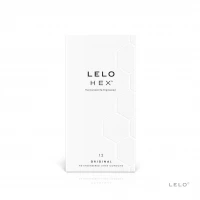 Презервативи LELO HEX Condoms Original 12 Pack, тонкі та суперміцні — Переглянути зображення 1