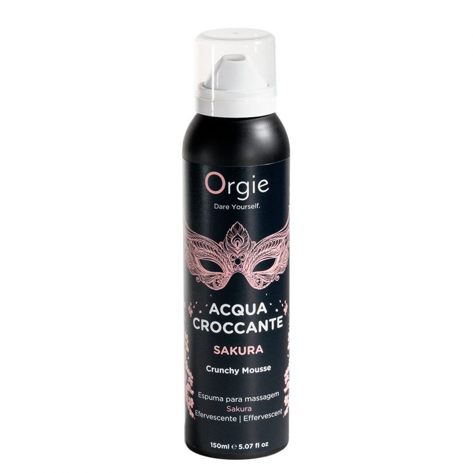 Массажная пенка Orgie – Acqua Croccante Sakura (150 мл), эффект лопающихся пузырьков