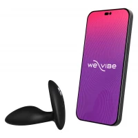 Анальна смарт-вібропробка We-Vibe Ditto+ Satin Black з пультом ДК — Переглянути зображення 7
