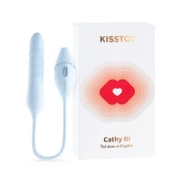 Пульсатор з вакуумним стимулятором KISSTOY Cathy III Light Blue, 5 режимів вакууму, 10 режимів пульсації — Переглянути зображення 4