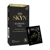 Ультратонкие безлатексные презервативы SKYN Supreme Feel 10 шт, 0,035 мм, естественная текстура кожи