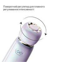 Вакуумний кліторальний стимулятор Zalo Lia Lavender Purple, 3 насадки, 3 режими, різна інтенсивність — Переглянути зображення 4