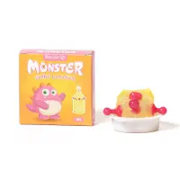 Насадка на член Recare Pink Monster Spike Condom (презерватив з кульками та вусиками) — Просмотреть изображение 1