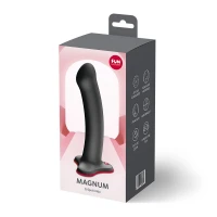 Фалоімітатор Fun Factory MAGNUM Black, дуже гнучкий, довжина 18,3 см, діаметр 3,7 см — Переглянути зображення 6