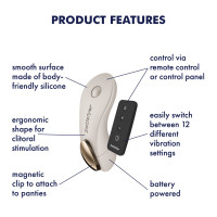 Вибратор в трусики Satisfyer Little Secret Battery Series с пультом ДУ — Просмотреть изображение 7