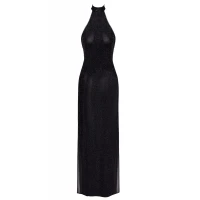 Сукня Noir Handmade F372 Onyx Twin-slit Long dress L — Переглянути зображення 6