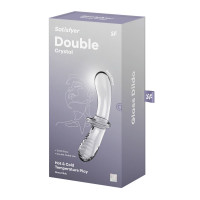 Дилдо Satisfyer Double Crystal (Transparent) (м'яте паковання!!!) — Переглянути зображення 6