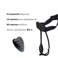 Вібратор-трусики Adrien Lastic Pan-T Vibe із пультом ДУ — Переглянути зображення 3