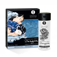 Стимулювальний крем для пар Shunga Dragon Cream SENSITIVE (60 мл) ніжніший ефект — Переглянути зображення 1