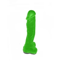 Мило у формі пеніса Чистий Кайф Green size XL, крафтове мило-член, натуральне — Переглянути зображення 1