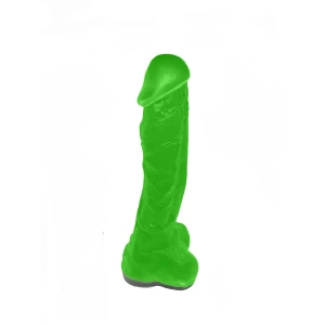 Мило у формі пеніса Чистий Кайф Green size XL, крафтове мило-член, натуральне