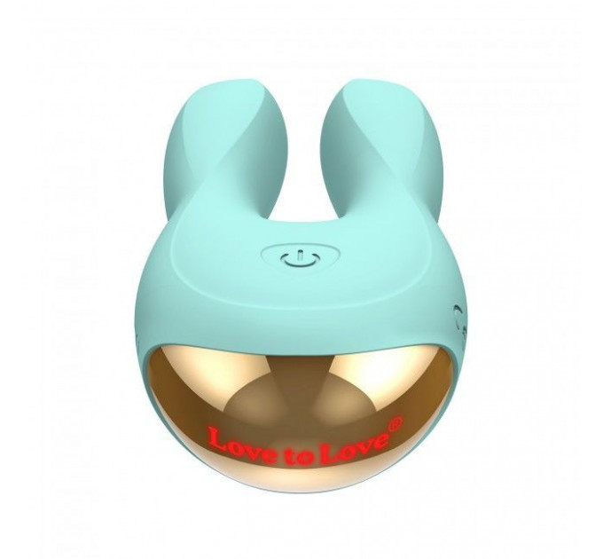 Вибратор-кролик Love To Love Hear Me Menthe с двумя моторчиками и разноцветной LED-подсветкой