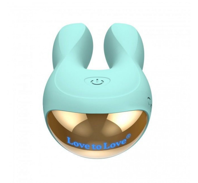 Вибратор-кролик Love To Love Hear Me Menthe с двумя моторчиками и разноцветной LED-подсветкой