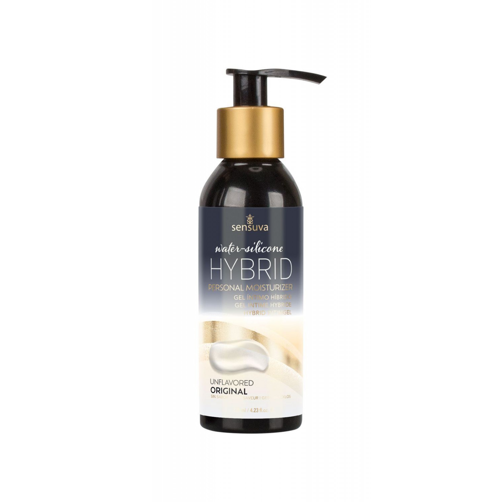 Змазка водно-силіконова Sensuva Hybrid Formula (125 мл) без цукру, можна для оральних пестощів