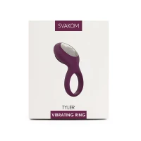 Ерекційне кільце з вібрацією Svakom Tyler Violet — Переглянути зображення 7