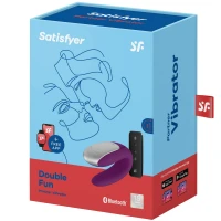 Смарт-вібратор для пар Satisfyer Double Fun (Violet) з пультом ДК — Просмотреть изображение 7
