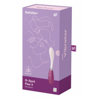 Вибратор Satisfyer G-Spot Flex 3 Red, гибкий ствол с фиксацией положения