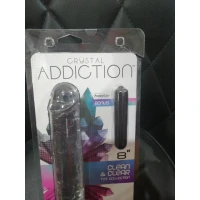 Прозорий фалоімітатор ADDICTION Vertical Dong 8″ (луснув блістер!!!) — Просмотреть изображение 2