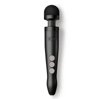 Вібромасажер DOXY Die Cast 3R - Matte Black, дуже потужний, перезаряджуваний, металевий корпус — Переглянути зображення 1