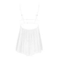 Пеньюар і трусики Obsessive Heavenlly babydoll &amp; thong XS/S — Просмотреть изображение 4