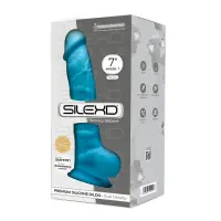 Фалоімітатор SilexD Johnny Blue (MODEL 1 size 7in), двошаровий, силікон+Silexpan, діаметр 3,8 см — Переглянути зображення 2