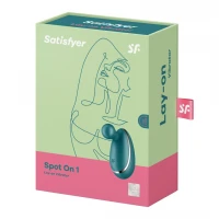 Вібратор для зовнішньої стимуляції Satisfyer Spot On 1 Green, гнучкий відросток — Переглянути зображення 8