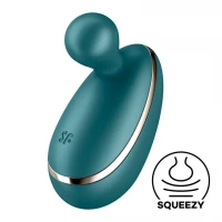 Вібратор для зовнішньої стимуляції Satisfyer Spot On 1 Green, гнучкий відросток — Переглянути зображення 1