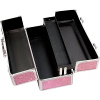 Великий кейс для зберігання секс-іграшок BMS Factory Large Lokable Vibrator Case Pink, кодовий замок — Переглянути зображення 5