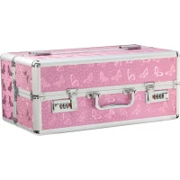 Великий кейс для зберігання секс-іграшок BMS Factory Large Lokable Vibrator Case Pink, кодовий замок — Переглянути зображення 2