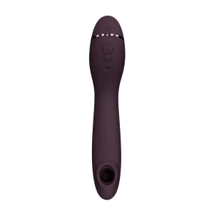 Вакуумний стимулятор для точки G та клітора з вібрацією Womanizer OG Aubergine, 12 рівнів, 3 режими