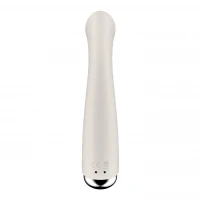 Вібратор з ротацією Satisfyer Spinning G-Spot 1 Beige, плоский майданчик для стимуляції точки G — Переглянути зображення 6