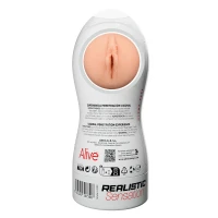 Мастурбатор-вагіна Alive Maxi Flex L Vaginal, реалістичний вхід, рельєфний канал — Переглянути зображення 4