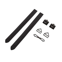 Фіксатори для рук та ніг LOCKINK Wristcuffs/Anklecuffs, чорні, натуральна шкіра — Переглянути зображення 8