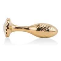 Металева анальна пробка LOCKINK SEVANDA Pearl Pear-shape Anal Plug, зі штучною перлиною — Переглянути зображення 5