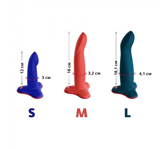 Фалоімітатор Fun Factory LIMBA FLEX S, синій, гнучкий, з ефектом пам’яті, підходить для точки G