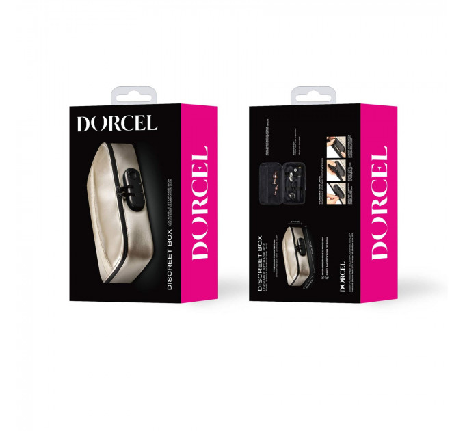 Кейс для іграшок Dorcel DISCREET BOX LUXURY GOLD, кодовий замок, 27×16×7,62 см