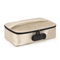 Кейс для іграшок Dorcel DISCREET BOX LUXURY GOLD, кодовий замок, 27×16×7,62 см — Просмотреть изображение 1