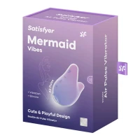 Вакуумний кліторальний стимулятор з вібрацією Satisfyer Mermaid Vibes Violet/Pink, 2 мотори — Просмотреть изображение 5