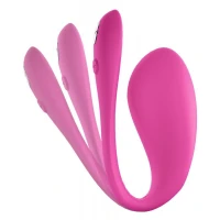Смарт-віброяйце We-Vibe Jive 2 Electric Pink, пульт ДК, до 4 годин роботи — Переглянути зображення 2
