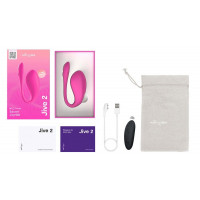 Смарт-виброяйцо We-Vibe Jive 2 Electric Pink, пульт ДУ, до 4 часов работы — Просмотреть изображение 11