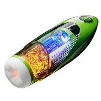 Смарт-мастурбатор BANANASOME ROCKET X7, вібрації, стискання, імітація фрикцій, підігрів — Переглянути зображення 1