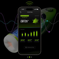 Смарт-мастурбатор BANANASOME ROCKET X7, вибрации, сжатие, имитация фрикций, подогрев — Просмотреть изображение 9