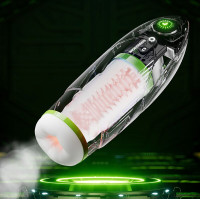 Смарт-мастурбатор BANANASOME ROCKET X7, вибрации, сжатие, имитация фрикций, подогрев