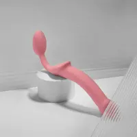 Безремінний страпон Strap-On-Me Rose L, повністю регульований, діаметр 3,7 см — Просмотреть изображение 3